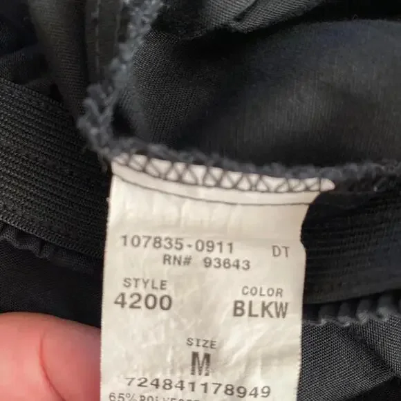 Dickies Black Elastic Waist Cargo Pants